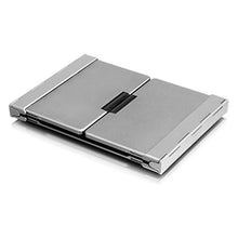 Load image into Gallery viewer, Aluratek Portable Aluminum Tri-Fold Bluetooth Keyboard (Standard Full-Size) with Built-In Rechargeable Battery for iPhone, Smartphone, iPad, Tablet, Mac, PC (ABLKO4F) Black_606
