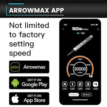 Load image into Gallery viewer, AM ARROWMAX Smart Engraving Pen, HollowCup Motor, 42 Bits with Aluminum Case, OLED, Magnetic Charge, Mini Electric Engraving Tool for Metal, Wood, Glass and Plastic (SGS PRO), Grey_5826
