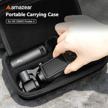 Load image into Gallery viewer, AMAZEAR Portable Carry Case for DJI OSMO Pocket 4 / Xtra Muse, Pocket4 Accessories Hard Shell Bag for Protection, Storage, Organizer, with Shoulder Strap, Black_370
