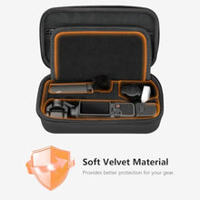 Load image into Gallery viewer, AMAZEAR Portable Carry Case for DJI OSMO Pocket 4 / Xtra Muse, Pocket4 Accessories Hard Shell Bag for Protection, Storage, Organizer, with Shoulder Strap, Black_373

