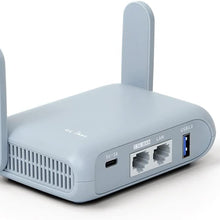 Load image into Gallery viewer, GL.iNet GL-MT3000 Beryl AX Wi-Fi 6 Travel Router, 2.5G WAN, VPN, OpenWrt | Wi-Fi 6 dual band 574Mbps 2.4GHz plus 2402Mbps 5GHz, 2.5G WAN, gigabit LAN, USB 3.0
