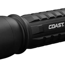 Load image into Gallery viewer, Coast XP11R 2600 Lumen USB-C Rechargeable LED Flashlight with Slide Focus and Pure Beam Focusing Optic, 4 Light Modes, Black
