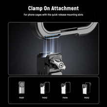 Load image into Gallery viewer, NEEWER Phone Tripod Mount with Arca Type Base, 1/4" Threads, Quick Release Clamp Compatible with iPhone 16 Pro Max S25 Ultra Phone Cage DJI RS4 Mini RS4 RS3 Pro RS2 RSC2, PA124
