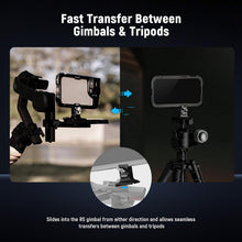Load image into Gallery viewer, NEEWER Phone Tripod Mount with Arca Type Base, 1/4" Threads, Quick Release Clamp Compatible with iPhone 16 Pro Max S25 Ultra Phone Cage DJI RS4 Mini RS4 RS3 Pro RS2 RSC2, PA124
