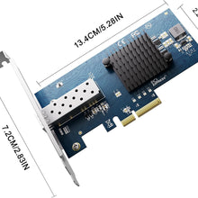 Load image into Gallery viewer, 10Gb PCIe NIC Network Card, Intel 82599EN SFP+, X520-DA1 Compatible
