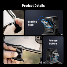 Load image into Gallery viewer, NEEWER Phone Tripod Mount with Arca Type Base, 1/4" Threads, Quick Release Clamp Compatible with iPhone 16 Pro Max S25 Ultra Phone Cage DJI RS4 Mini RS4 RS3 Pro RS2 RSC2, PA124
