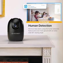 Load image into Gallery viewer, Amcrest 1080P WiFi Camera Indoor, Nanny Cam, Dog Camera, Sound &amp; Baby Monitor, Human &amp; Pet Detection, Motion-Tracking, 2.4Ghz Only, Pan/Tilt Wireless IP Camera, Night Vision, Smart Home ASH21-B, ASHBBlack_574

