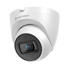 Load image into Gallery viewer, Amcrest UltraHD 4K (8MP) Outdoor Security IP Turret PoE Camera, 3840x2160, 98ft NightVision, 125 FOV, IP67 Weatherproof, MicroSD Recording (256GB), IP8M-T2599EW-AI-V3 (White), Black_1
