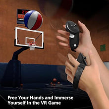 Load image into Gallery viewer, AMVR Upgraded Controller Grips Cover Compatible with Meta/Oculus Quest 3S/Quest 3 Accessories, with Battery Opening Cover and Knuckle Straps Protector, Black_8372
