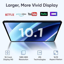 Load image into Gallery viewer, Android 15 Tablet 10.1 inch Tablet 2025 Latest Tablets with Keyboard Mouse 24GB+64GB 2TB Expand 6000mAh Octa-Core Processor Dual Camera WiFi 1280x800 IPS 18W Fast Charging (Black)_3791
