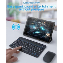 Load image into Gallery viewer, Android Tablet 2 in 1 with Keyboard Case Mouse Stylus, 10 inch Tablet Android 15 Tablets PC, 8GB RAM+32GB ROM Support 1TB Expandable, 6000mAh Battery 10.1" Tableta 2MP+8MP Dual Camera WiFi-6 Tablets, Black_250
