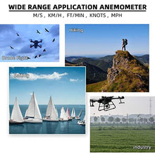 Load image into Gallery viewer, Anemometer WBGT Heat Stress Meter, Digital Handheld Wind Meter Outdoor 881W, LCW_271
