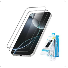 Load image into Gallery viewer, Anker HD Screen Protector, for iPhone 16 Pro, Ultra-Durable and Thin ShieldX Protection, Dust-and Fingerprint-Free with Extended Coverage, Fast and Easy Installation, 6.3-Inch (Pack of 2), CrystalClear_1
