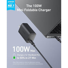 Load image into Gallery viewer, Anker Laptop Charger, 100W Foldable Type C Charger Fast Charging, White_623
