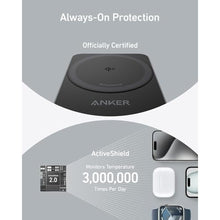 Load image into Gallery viewer, Anker MagGo 3-in-1 MagSafe-Compatible Qi2 15W Foldable Charging Station, Black_553
