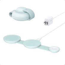 Load image into Gallery viewer, Anker MagGo UFO 3-in-1 MagSafe Compatible Qi2 15W Charging Station, TealOasis_1
