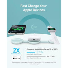 Load image into Gallery viewer, Anker MagGo UFO 3-in-1 MagSafe Compatible Qi2 15W Charging Station, TealOasis_4296
