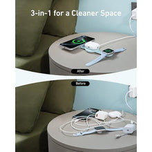 Load image into Gallery viewer, Anker MagGo UFO 3-in-1 MagSafe Compatible Qi2 15W Charging Station, TealOasis_4298
