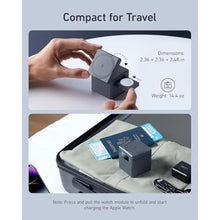 Load image into Gallery viewer, Anker MagSafe Charger Stand, Wireless Charger, 3-in-1 Cube, 15W Foldable Fast Charging Stand, for iPhone 17/16/15, Apple Watch 1-8/Ultra, AirPods (30W USB-C Charger and Cleaning Cloth Included), Black_741
