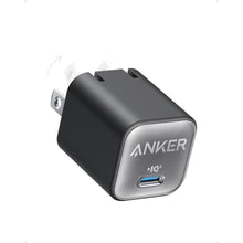 Load image into Gallery viewer, Anker Nano Phone Charger, 30W Portble and Foldable USB C GaN Charger, PhantomBlack_1
