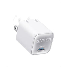 Load image into Gallery viewer, Anker Nano Phone Charger, 30W Portble and Foldable USB C GaN Charger, white_1
