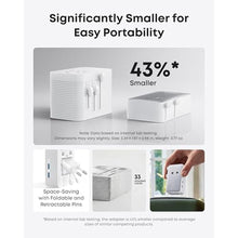 Load image into Gallery viewer, Anker Nano Travel Adapter, 5-Port Power Adapter with 1 2-Pin AC, 2 USB A, 2 USB C for 20W, Smart Temperature Control, Works in 200+ Countries, Not a Voltage Converter, Travel Essentials (1-Pack), White_4019
