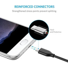 Load image into Gallery viewer, Anker (Pack of 3) Powerline USB-C to USB 3.0 Cable (3feet) with 56k Ohm Pull-up Resistor for Samsung Galaxy Note 8, S8, S8+, S9, S10, MacBook, Sony XZ, LG V20 G5 G6, HTC 10, Xiaomi 5 and More_2674
