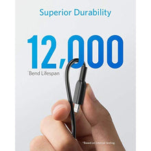Load image into Gallery viewer, Anker Powerline II Lightning Cable,Apple MFi Certified,USB Charging/Sync Lightning Cord Compatible with iPhone 11 Series/SE/Xs/XR,and More(1FT,Black)_8112
