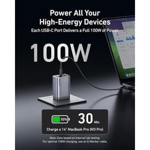Load image into Gallery viewer, Anker Prime 100W 3-Port GaN USB C Charger Block, Fast Foldable Wall Charger_3488
