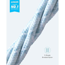 Load image into Gallery viewer, Anker USB A to Lightning Cable, MFi-Certified (1-Pack, 3.3 ft, Blue)_967
