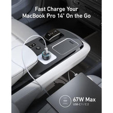 Load image into Gallery viewer, Anker USB-C Car Charger, iPhone 17 Car Charger, 67W 3-Port Compact Fast Charger, 535 Car Adapter with PIQ 3.0 for iPhone 17/16/15/14 Series, Galaxy S25/24/23, MacBook, iPad, and More (Cable Included), Black_2084
