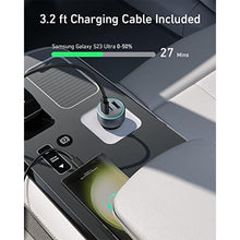 Load image into Gallery viewer, Anker USB-C Car Charger, iPhone 17 Car Charger, 67W 3-Port Compact Fast Charger, 535 Car Adapter with PIQ 3.0 for iPhone 17/16/15/14 Series, Galaxy S25/24/23, MacBook, iPad, and More (Cable Included), Black_2085

