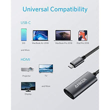 Load image into Gallery viewer, Anker USB C to HDMI Adapter (4K@60Hz), 310 USB-C Adapter (4K HDMI), for MacBook Pro, MacBook Air, iPad Pro, Pixelbook, XPS, Galaxy, and More(Compatible with Thunderbolt 3 Ports), Black_207
