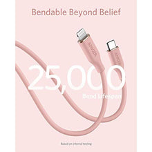 Load image into Gallery viewer, Anker USB C to Lightning Cable, MFi-Certified (6 ft, Cloud White), Pink_324
