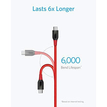 Load image into Gallery viewer, Anker USB Type C Cable, [3-Pack] Powerline+ USB-C to USB-A, Double-Braided Nylon Fast Charging Cable, for Samsung Galaxy S10/ S9 /S9+ /S8, MacBook and More(Red)(3ft+6ft+10ft)_2802
