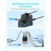 Load image into Gallery viewer, Anker Zolo USB C Charger Block, 50W Max Output Type C Charger Fast Charging, black_801
