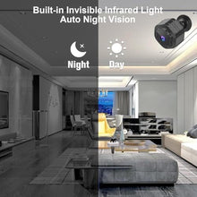 Load image into Gallery viewer, Anlork WiFi Indoor Security Camera,Nanny Camera, 4K Ultra HD Mini Wireless Cameras for Baby,Pets, AI Motion Detection Alerts, Auto Night Vision, Real Time Record Surveillance Cam for Home (Flower), Black_818
