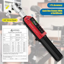 Load image into Gallery viewer, ANPUDS Adjustable Digital Torque Wrench, 0.66-44.29 Ft.lb, 1% Accuracy, Black_5471
