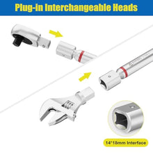 Load image into Gallery viewer, ANPUDS Adjustable Digital Torque Wrench, 1.5-99.6 Ft.lb, 1% Accuracy, Silver_5454
