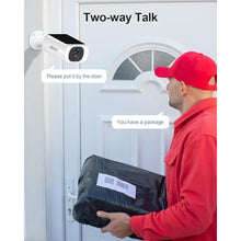 Load image into Gallery viewer, ANRAN 2K Security Cameras Wireless Outdoor Integrated Solar Panel, 2 Pack, CPackWhite_1284
