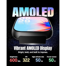 Load image into Gallery viewer, antfit Smart Watch for Women Men Android &amp; iPhone, 1.85" Ultra HD AMOLED Display,10 Day Battery, 3ATM Swimming Waterproof, Answer/Make Calls, Fitness/Heart Rate/Sleep Tracker/100 Sports, Black_1705
