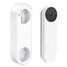 Load image into Gallery viewer, Anti-Theft No Drill Doorbell Mount Compatible with Google Nest Doorbell (Battery), Video Doorbell Door Mount for Apartment, Home, Renters,No Tools Needed and Protect Your Wall (Doorbell NOT Included), White_1
