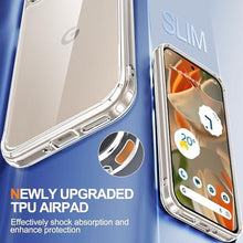Load image into Gallery viewer, ANTSHARE for Google Pixel 9 Pro XL Case, with 1X Screen Protector, Clear [Not Yellowing] [Military-Grade Drop Protection] Slim Shockproof Protective Cover Phone Case for Pixel 9 Pro XL, Clear_3877
