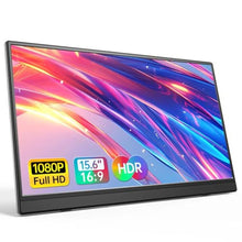Load image into Gallery viewer, Anyuse 15.6" FHD IPS USB-C HDMI Portable Monitor, black_1
