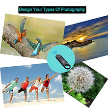 Load image into Gallery viewer, AODELAN Wireless Shutter Release for Canon EOS M50,M50 Mark II,M6 Mark II,6D Mark II,T7i,77D,SL2,SL3(EOS 250D),90D,200D,EOS R,800D,Replace Canon BR-E1 Remote Control, Black_8654
