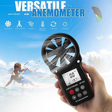 Load image into Gallery viewer, AOPUTTRIVER AP-007 Pro Handheld Anemometer, 8-Blade Digital Wind Speed CFM Meter, 5 Units m/s km/h mph Knots ft/min, Wind Chill &amp; Temperature, Backlight LCD, Tripod Mount for HVAC Drone Golf Shooting, APStandard_8039

