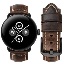 Load image into Gallery viewer, Apawband Leather Band,1Brown/Black, Pixel Watch 5/4/3 45mm, BrownBlack_1
