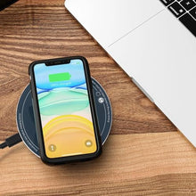 Load image into Gallery viewer, APEKX Self-Heating Ceramic Coffee Mug - Stable 130F Temperature, 15W Wireless Phone Charging, 12.8 fl oz Capacity - USB-C Enabled. (Deep Navy), DeepNavy_1678
