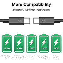 Load image into Gallery viewer, APETOO for Motorola 125W TurboPower Fast Charger Cable, 3.3ft USB-C to USB-C Cable Super Fast Charging Cord with Data 2.0 for Motorola Moto G Stylus/Power/Play/5G, Razr+, Razr, Edge, Edge+, Black_955
