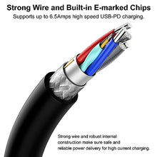 Load image into Gallery viewer, APETOO for Motorola 125W TurboPower Fast Charger Cable, 3.3ft USB-C to USB-C Cable Super Fast Charging Cord with Data 2.0 for Motorola Moto G Stylus/Power/Play/5G, Razr+, Razr, Edge, Edge+, Black_956
